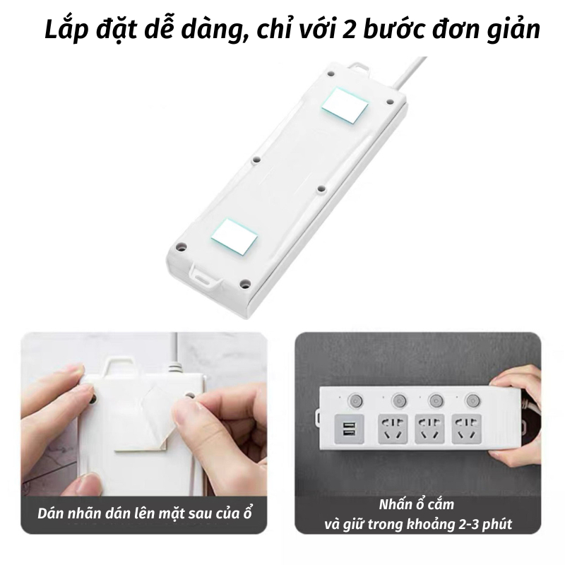 Ổ Cắm Điện Đa Năng NAOMI Chống Giật Dây Dài Tiện Lợi