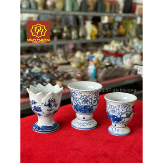 Ly đựng quả Phật thủ Bát Tràng