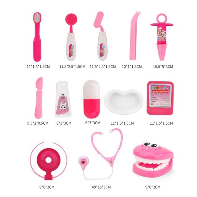 Bộ đồ chơi vali kéo bác sĩ full bộ dụng cụ cho các bé  SD169-216