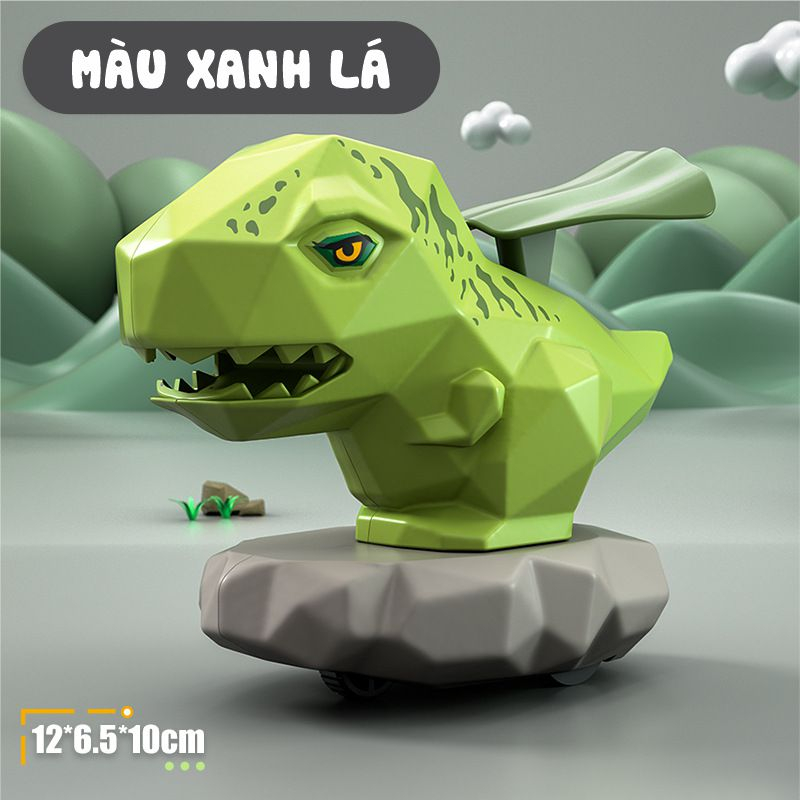 Xe khủng long mini dễ thương, Xe đồ chơi cho bé trai chạy bằng cót, nhiều loại nhiều màu