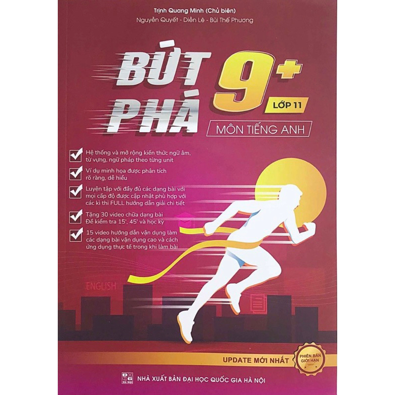 Sách -Bứt Phá 9+ Môn Tiếng Anh Lớp 10(Cập Nhật Theo Chương Trình GDPT Mới)