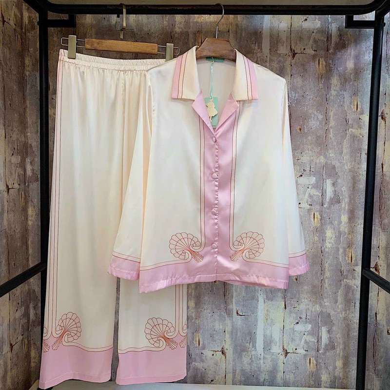 BỘ PYJAMA DÀI LỤA QUẢNG CHÂU CAO CẤP MÃ 2022-1120