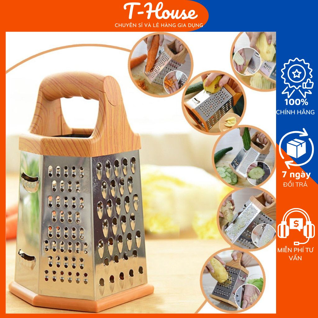 Dụng cụ bào rau củ quả 6 mặt, đồ bào, nạo rau, củ 4 mặt nhanh chóng tiện lợi