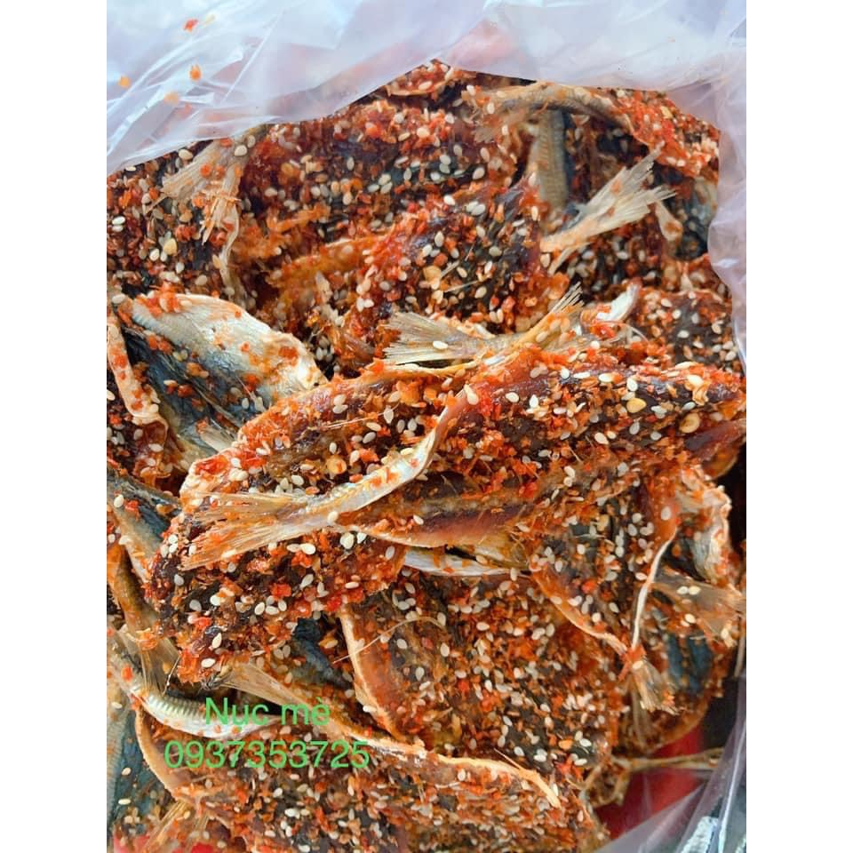 Cá Nục Khô Tẩm Phan Rang, gia vị ớt, mè ngon vừa ăn