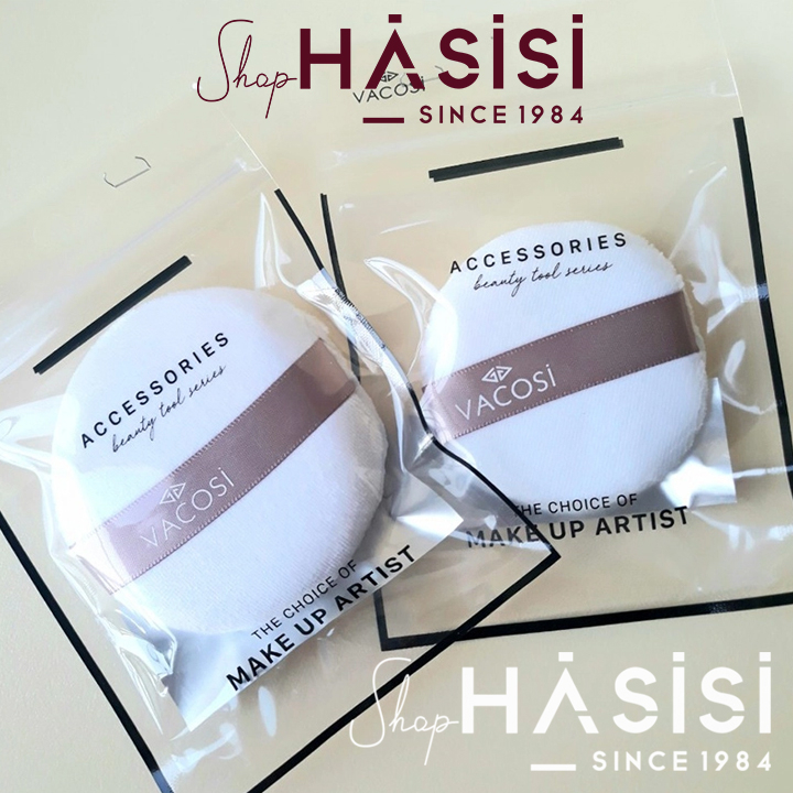 Bông Phấn Cotton Khô Tròn Nhỏ VACOSI - BP19