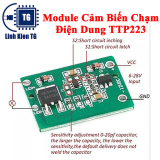 Module Cảm Biến Chạm Điện Dung TTP223 - 12VDC - Touch sensor