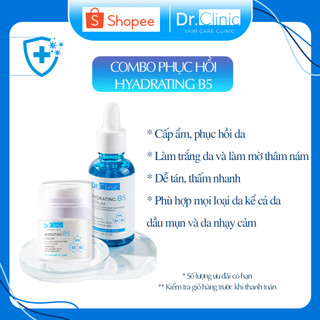 Combo kem dưỡng & serum cấp ẩm và phục hồi dr.clinic