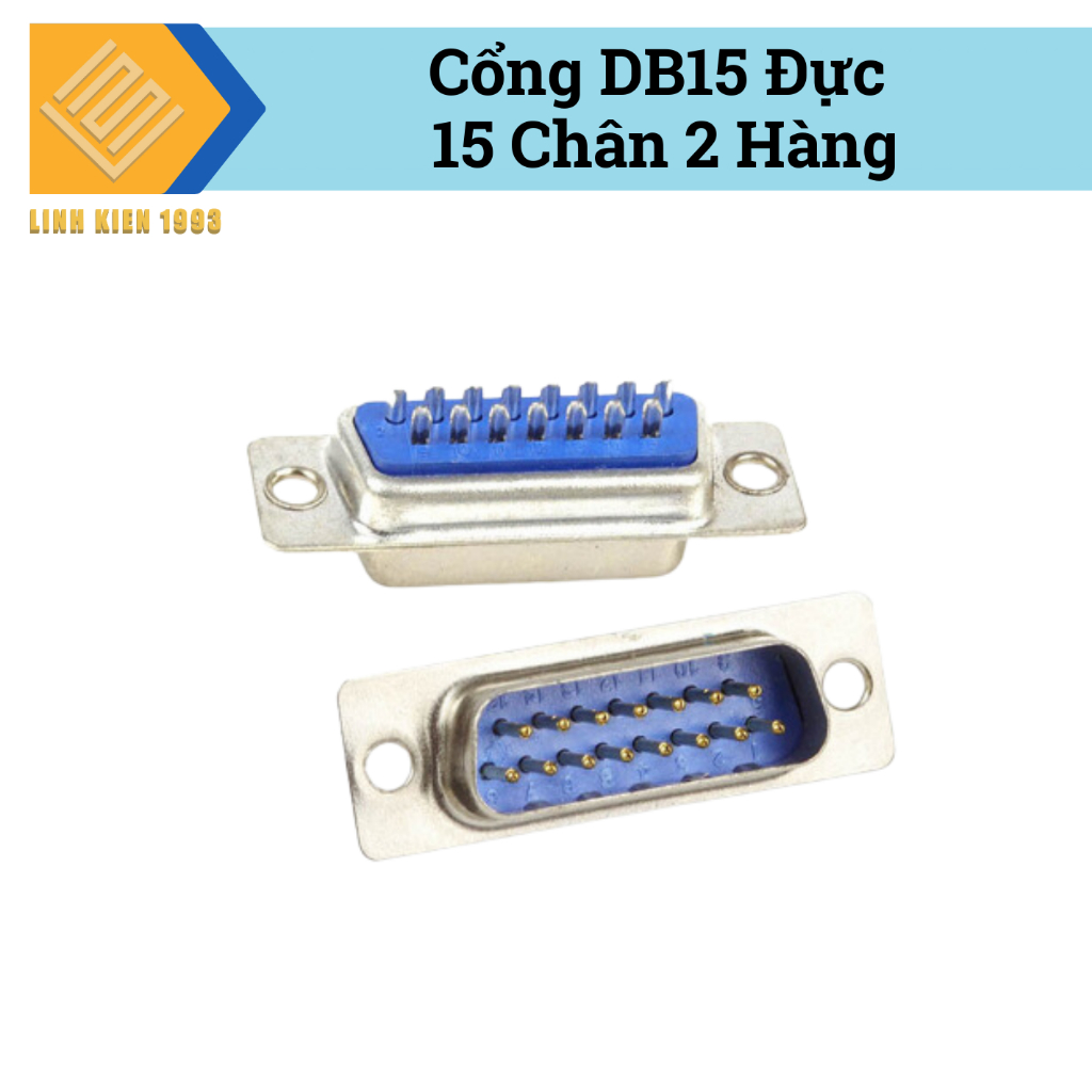 DB15 ĐỰC 2 hàng chân