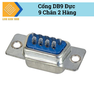[ SET 2 CÁI ] Đầu DB9 đực 2 hàng chân hàn pcb chuẩn rs232