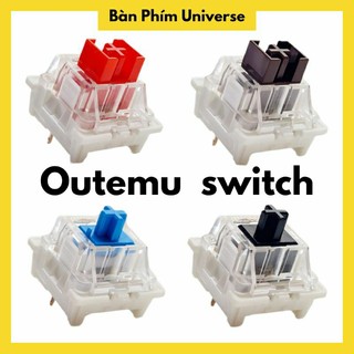Outemu switch 3 pins cho bàn phím cơ hotswap - blue switch - red switch - brown switch - switch tactile - switch linear