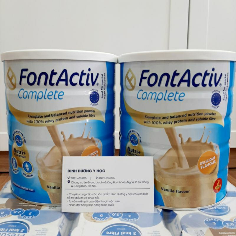  1 Thùng sữa FontActiv Complete 6 hộp dinh dưỡng hoàn chỉnh cho người ốm, người già, người bệnh