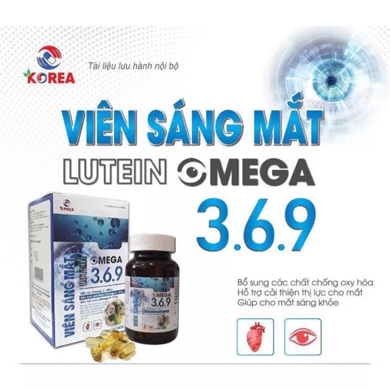 Viên sáng mắt lutein Omega 369