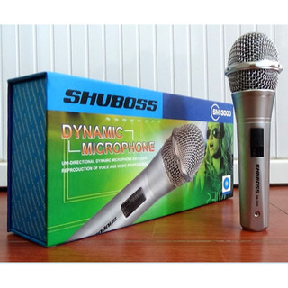 Micro có dây shuboss sm 3000 chính hãng, loại cao cấp, củ micro tốt, hát nhẹ, chống hú, chống rít hát rất nhẹ
