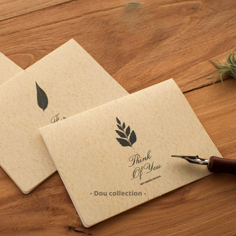 Thiệp kraft vintagecao cấp chúc mừng sinh nhật, tình nhân, ngày nhà giáo 20/11...