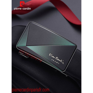 Thắt lưng Pierre Cardin nam chính hãng khóa chốt tự động dây da bò thật PCJ0014