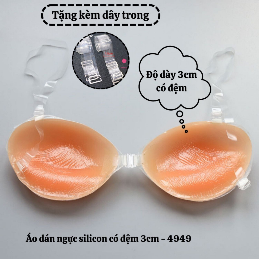 Áo Dán Silicon Định Hình Vòng 1, Áo Lót Nữ Nâng Ngực  CLOVER - 4949