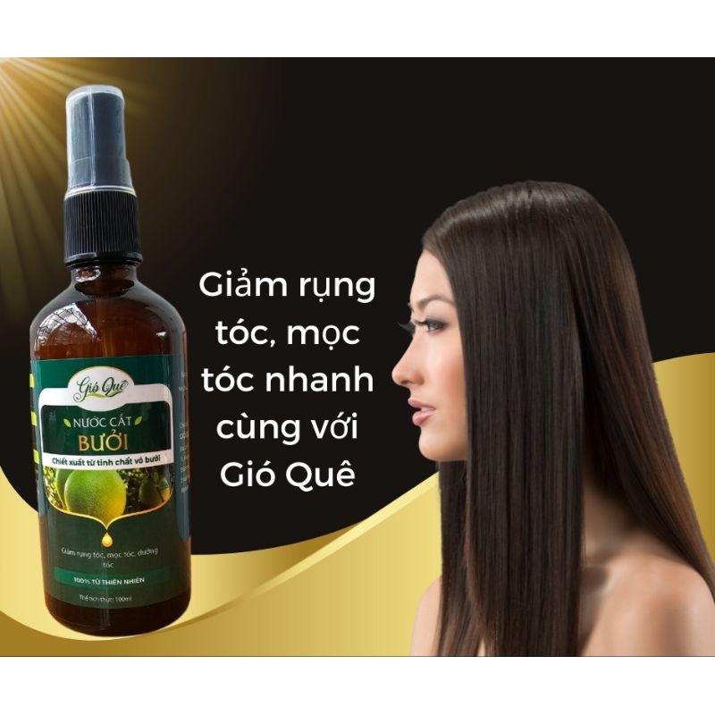 Nước cất bưởi mọc tóc