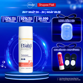 Lotion Khử Mùi Và Ngăn Mồ Hôi Dành Cho Tay Chân Etiaxil 100ml (Đỏ-Da khỏe)