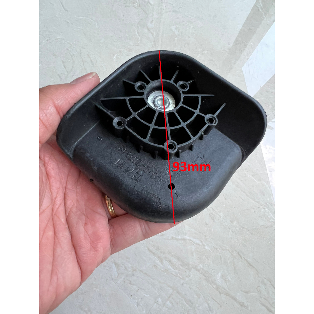 Bánh xe đôi cả cụm 53mm đế lớn