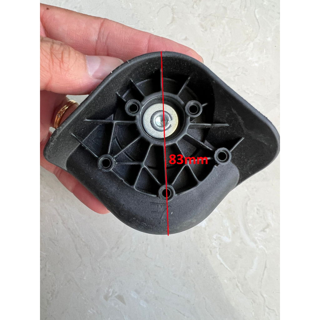 Bánh xe đôi cả cụm 53mm đế nhỏ