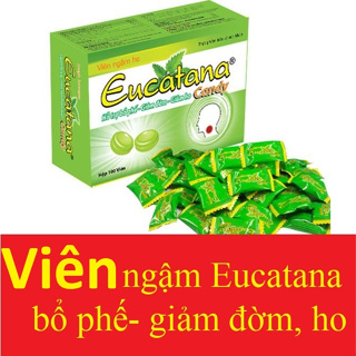 Viên ngậm Eucatana  hộp 24 viên nguồn gốc thảo dược, giảm ho, đau rát họng