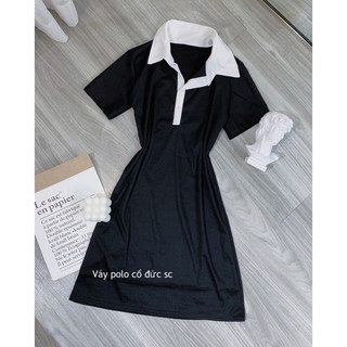 ĐẦM TIỂU THƯ POLO PHỐI NÚT DN789