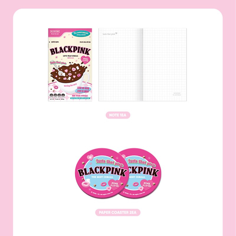 BLACKPINK 2023 Debut Anniversary Cereal Deco Kit