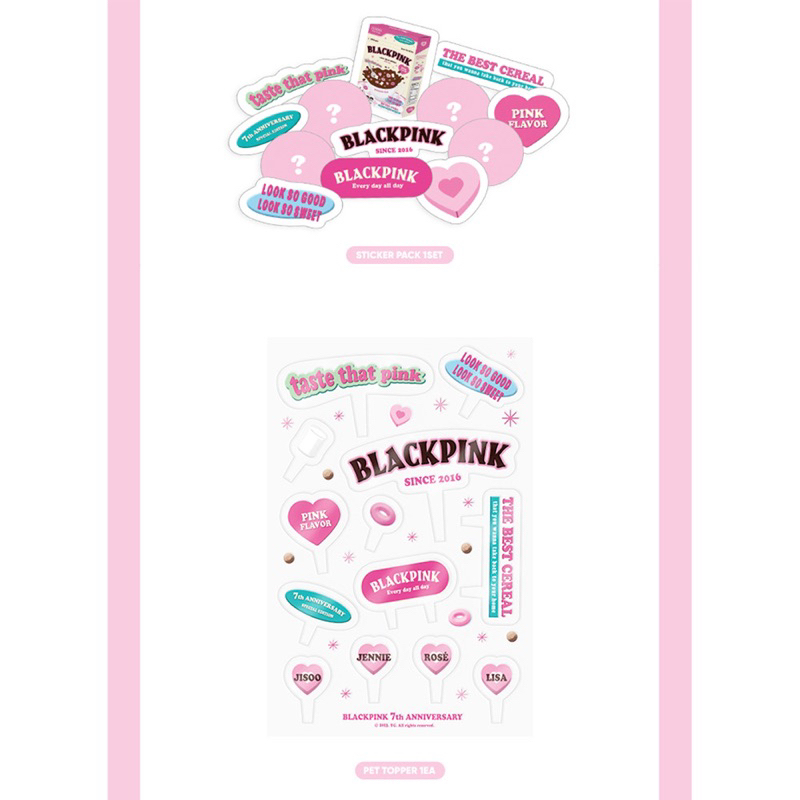 BLACKPINK 2023 Debut Anniversary Cereal Deco Kit
