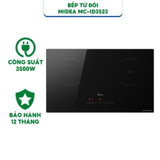 Bếp từ đôi midea mc-id3523 - hàng chính hãng bảo hành 12 tháng