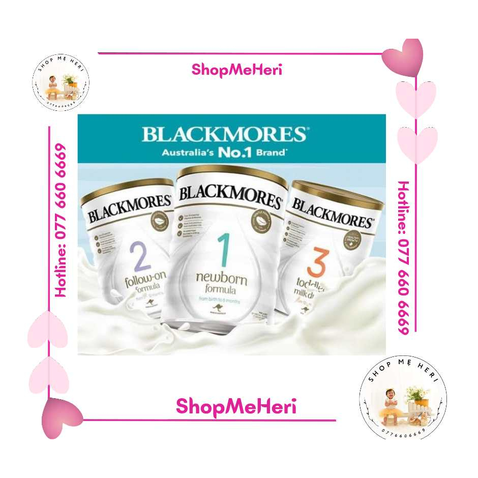 Sữa Blackmores Đủ Số 1,2,3 Úc 900g
