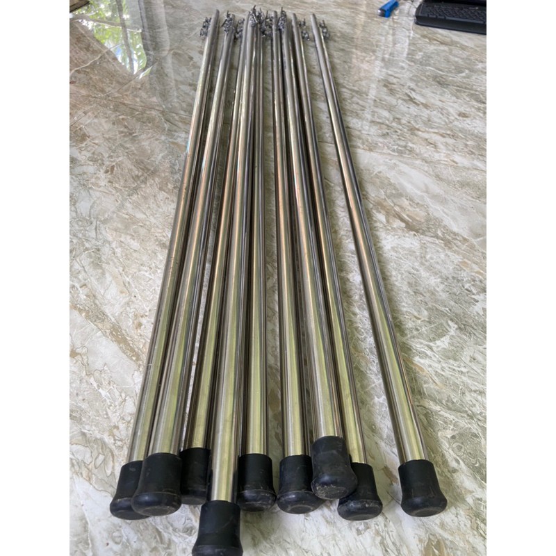 Sào inox hái trái cây và bẫy chim sẻ loại dày 5m