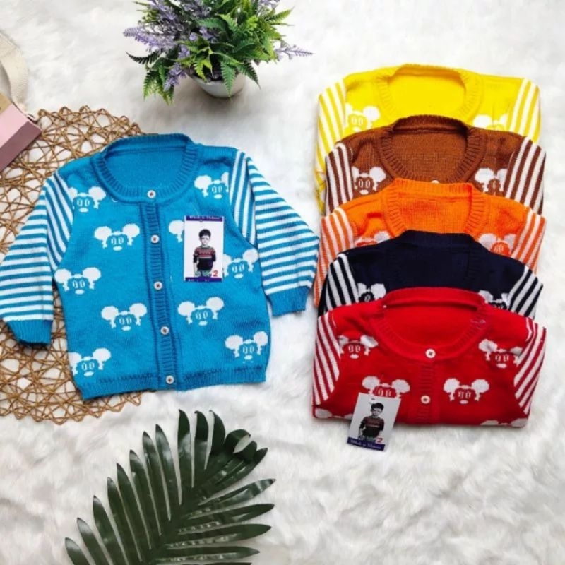 Áo Len Sơ Sinh Loại Đẹp Cho Bé Trai, Bé Gái 3-9kg Nhiều Mẫu