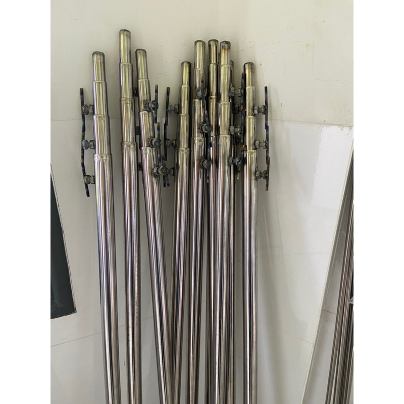 Sào inox hái trái cây và bẫy chim sẻ loại dày 5m