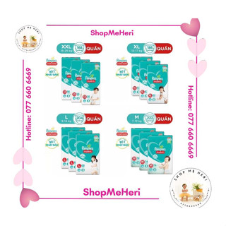 Bỉm Pamper quần giữ dáng mới L68, M74, XL62, XXL56