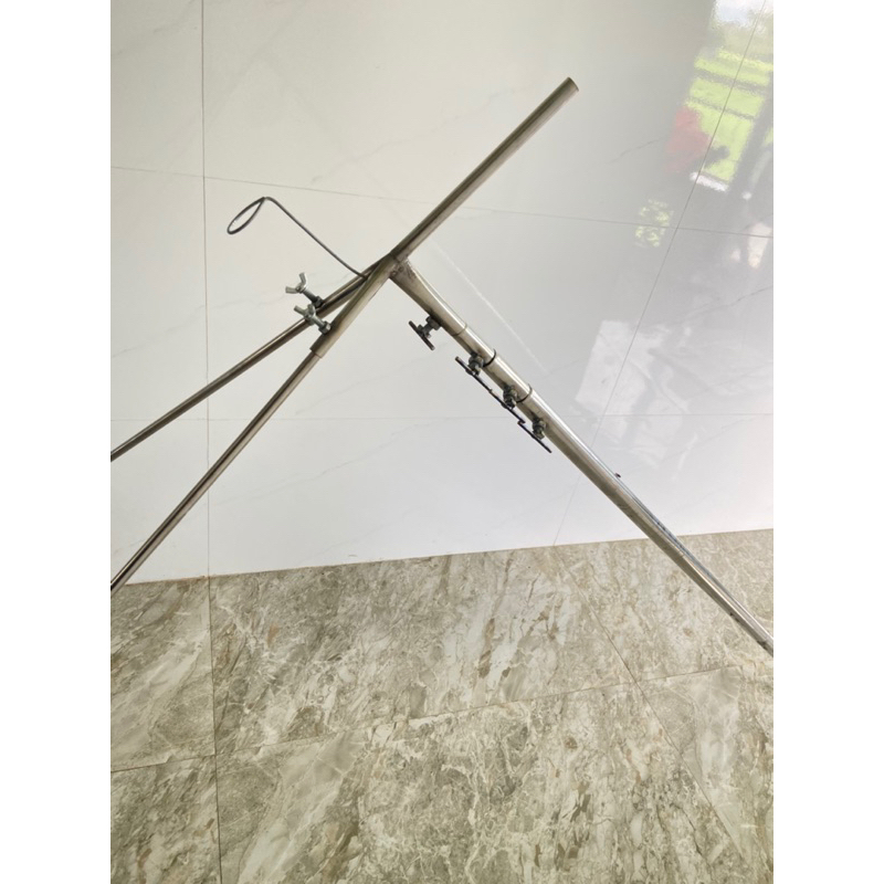 Bộ sào bẫy chim sẻ inox dày 5met