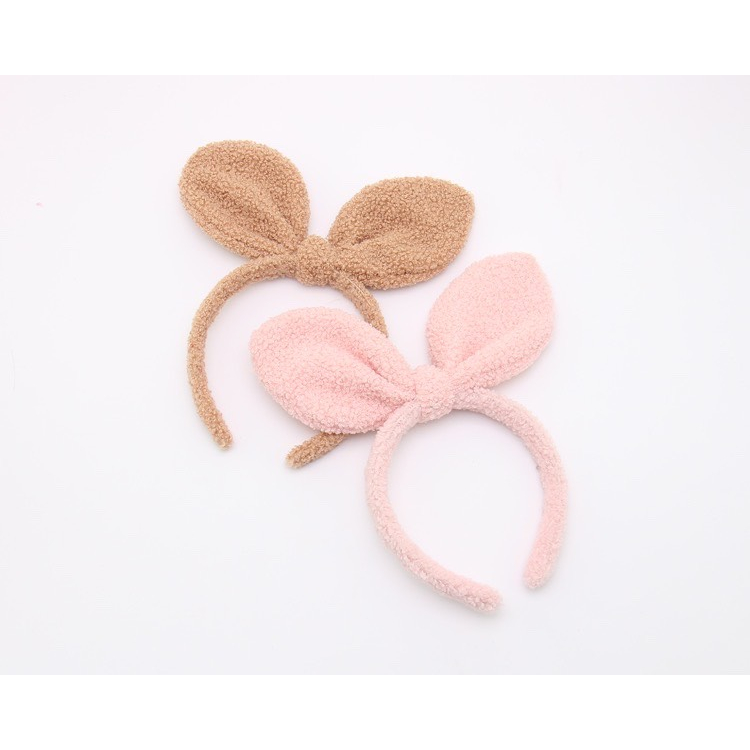 CC13 Băng đô cài nơ tai thỏ xinh xinh Cài cứng 5 cục bông siêu xinh siêu lạ