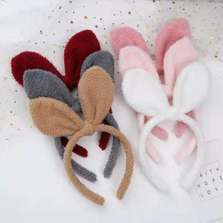 CC13 Băng đô cài nơ tai thỏ xinh xinh Cài cứng 5 cục bông siêu xinh siêu lạ