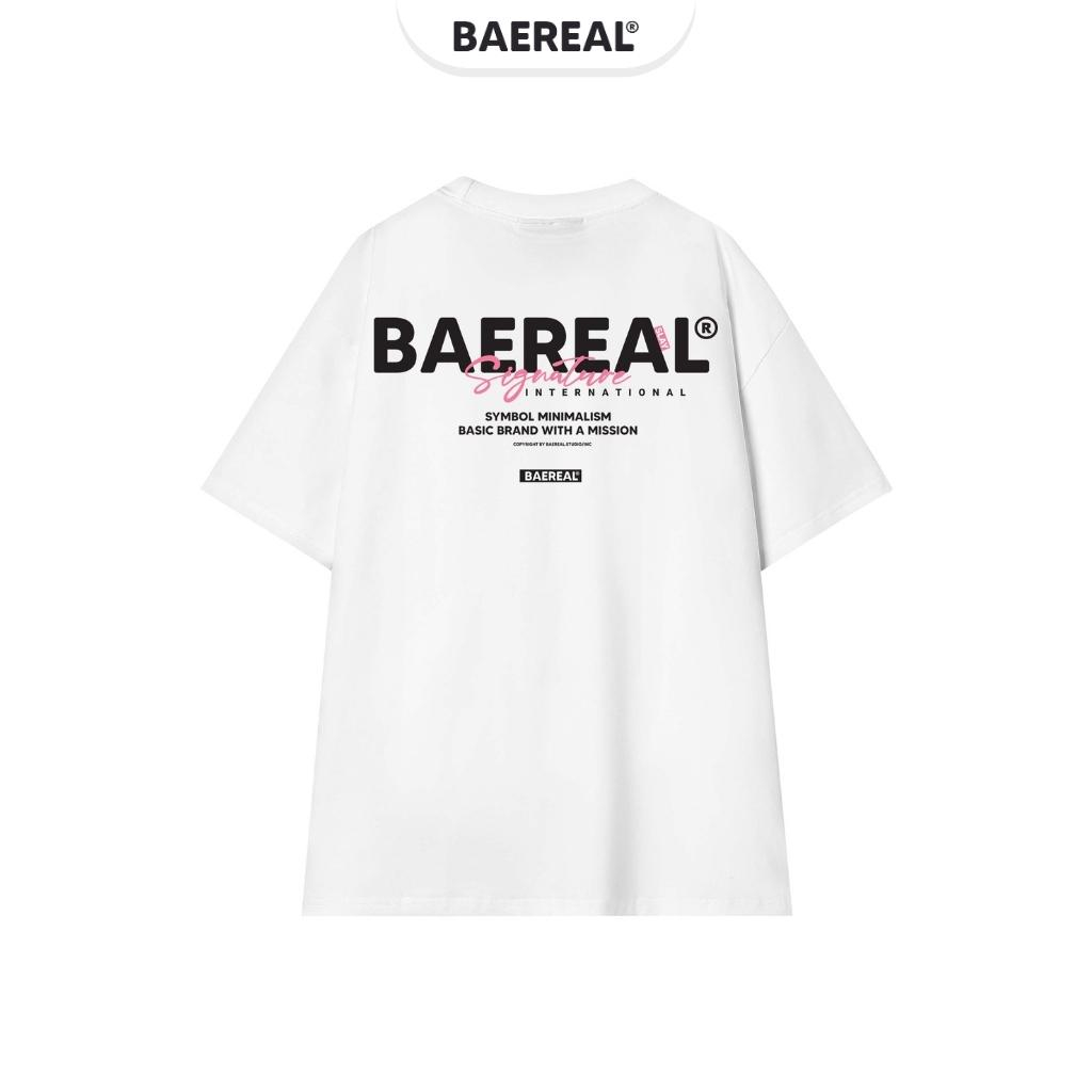 Áo thun unisex form oversize cotton 250gsm BAEREAL co giãn thoáng mát ATBR020