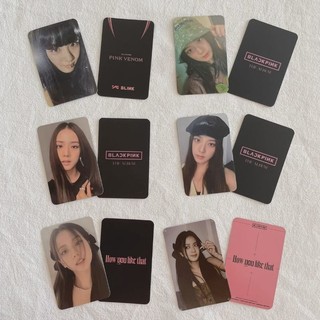 Set card ảnh unoff BLACKPINK Jisoo - Ddu-du-ddu-du, Kill This Love, How you like that, The Album, Born Pink