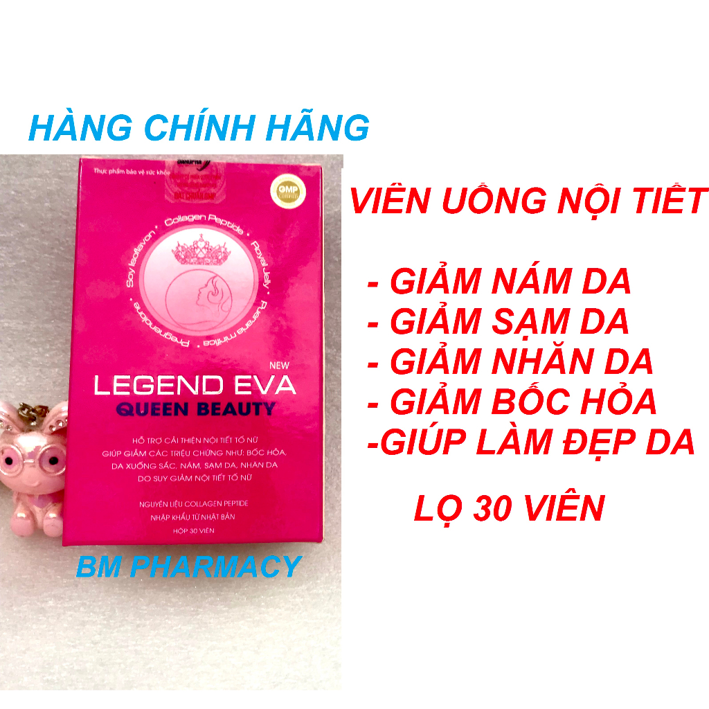 (CHÍNH HÃNG) Viên uống nội tiết tố nữ LEGEND EVA, giúp giảm sạm, nám da, nhăn da; giúp giảm bốc hỏa
