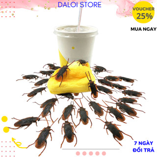 Đồ chơi con gián nhựa tinh nghịch bằng nhựa dẻo trang trí Halloween, làm đồ chơi cho chó mèo G55 MONASO