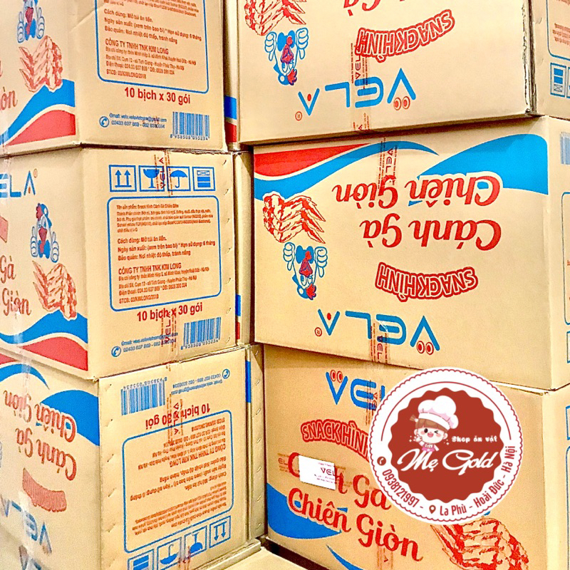 Snack bim bim cánh gà chiên giòn Vela