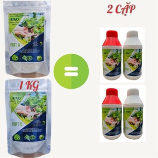1 kg Bột pha Dung dịch, Dinh dưỡng thủy canh Rau Ăn Lá Hope Farm - Israel