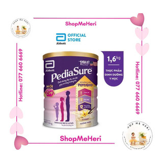 Mẫu mới - sữa bột pediasure b/a 1.6 kg ít ngọt quận 7