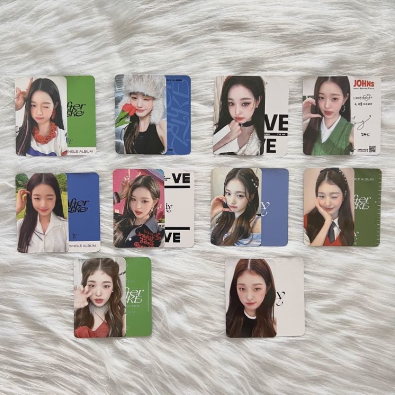 Set card ảnh unoff từng thành viên IVE Wonyoung, Leeseo, Gaeul - Eleven, Love Dive, After Like