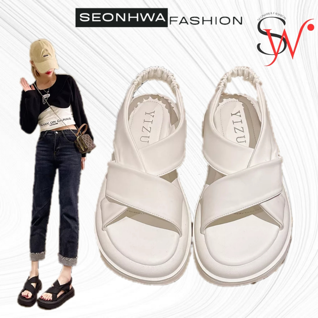 Giày sandal nữ thời trang SEONHWA cao 5cm chất da siêu mềm đẹp thời trang mới G229