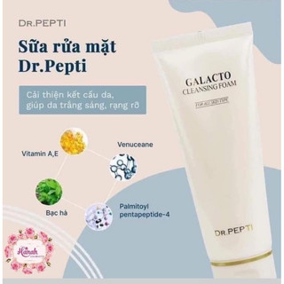 Sữa rửa mặt dr pepti trắng mịn căng bóng hàn quốc