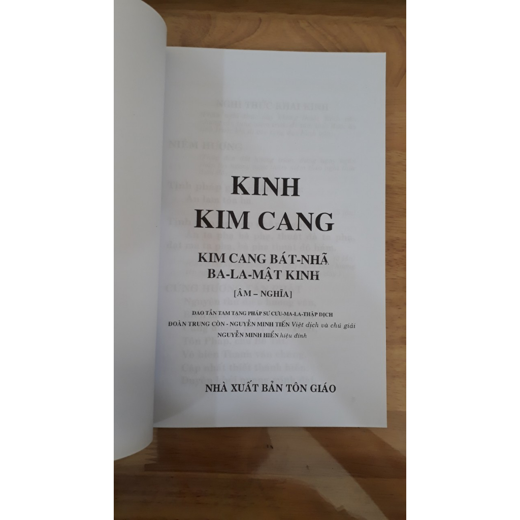 Sách - Kinh Kim Cang - Kim Cang bát Nhã Ba La Mật Kinh