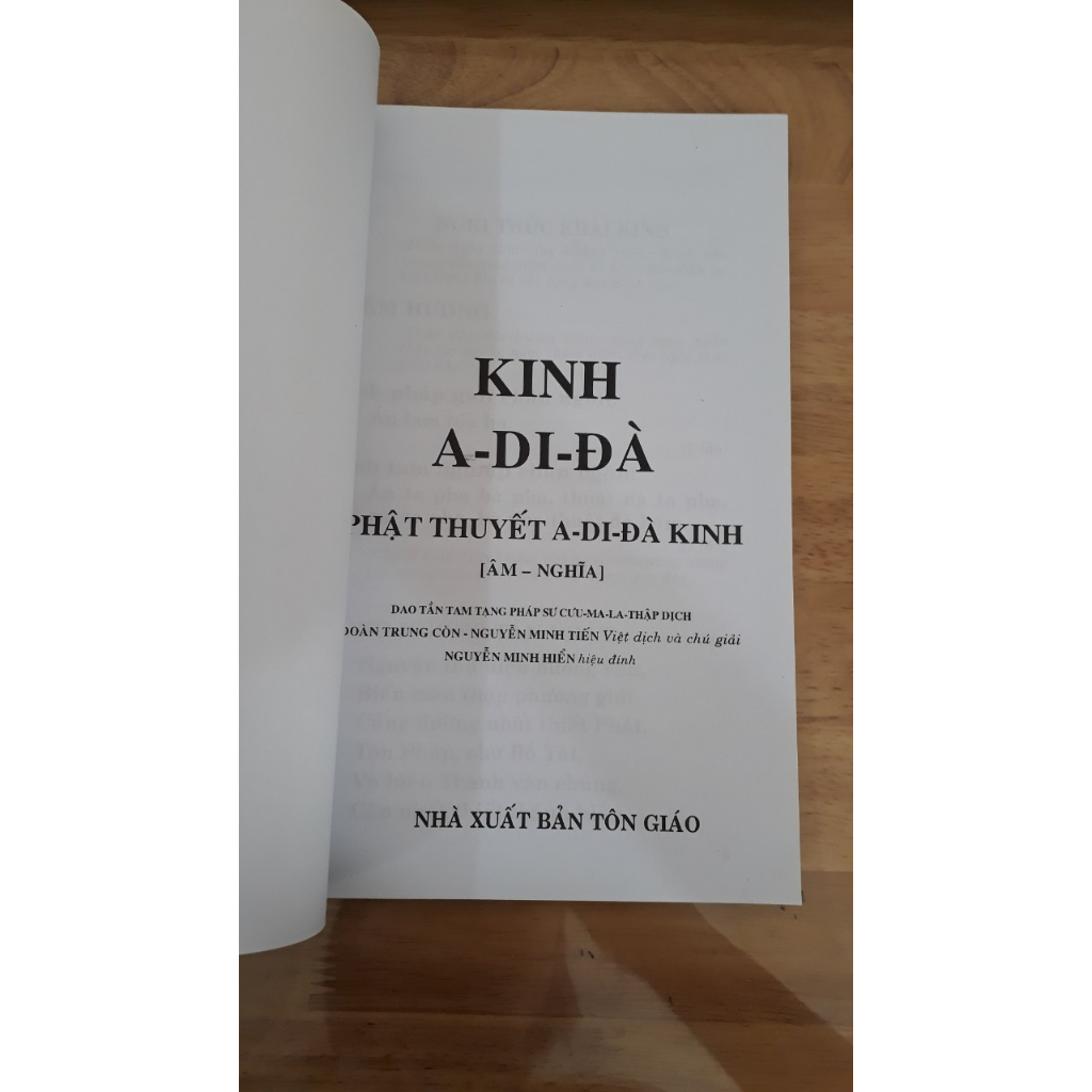 Sách - Kinh A Di Đà Phật Thuyết A Di Đà Kinh