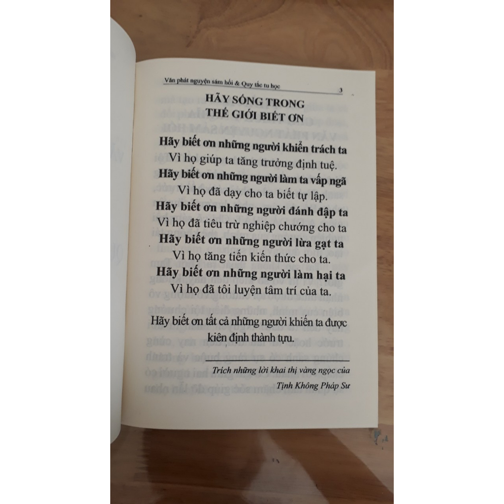 Sách - Văn Phát Nguyện Sám Hối và Quy Tắc Tu Học